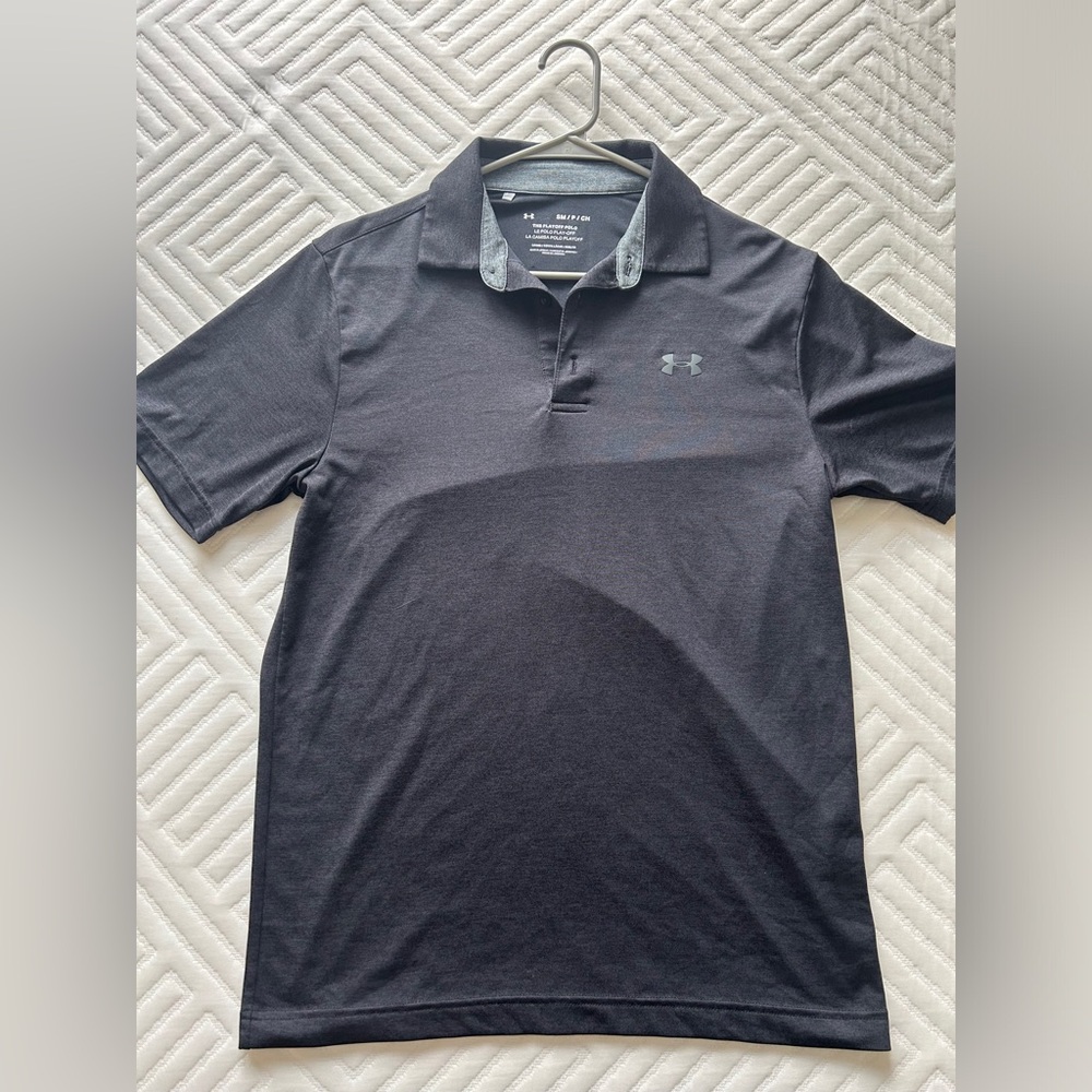 Under Armour Charcoal Athletic Polo Shirt